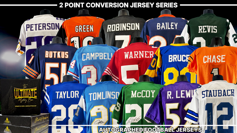 Two Point Conversion Autographed NFL Jersey Live Break Series