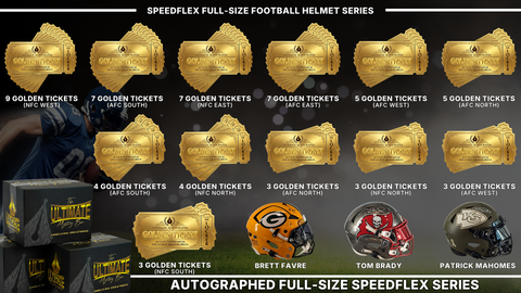 UA headliner graphic — SpeedFlex Autographed Full-Size Football Helmet Live Break Series