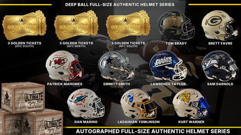 UA headliner graphic — Deep Ball Full-Size Authentic Helmet Live Break Series