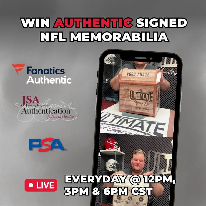 Live Break #1 - Autographed Football Jersey Mystery Box - Go Deep! - 5/8/24 12:00 PM CT