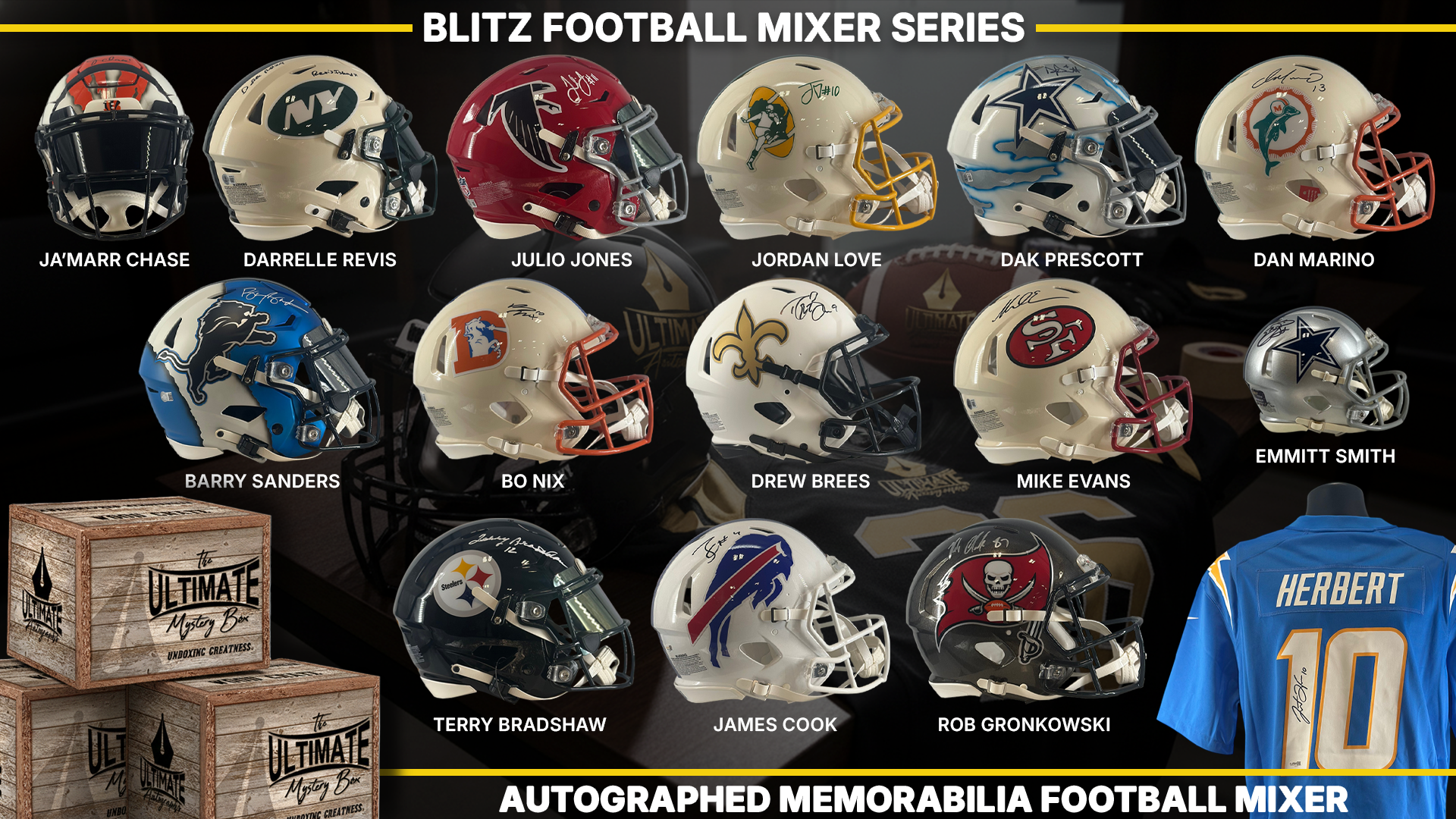 Blitz Football Mixer Live Break Series – Ultimate Autographs