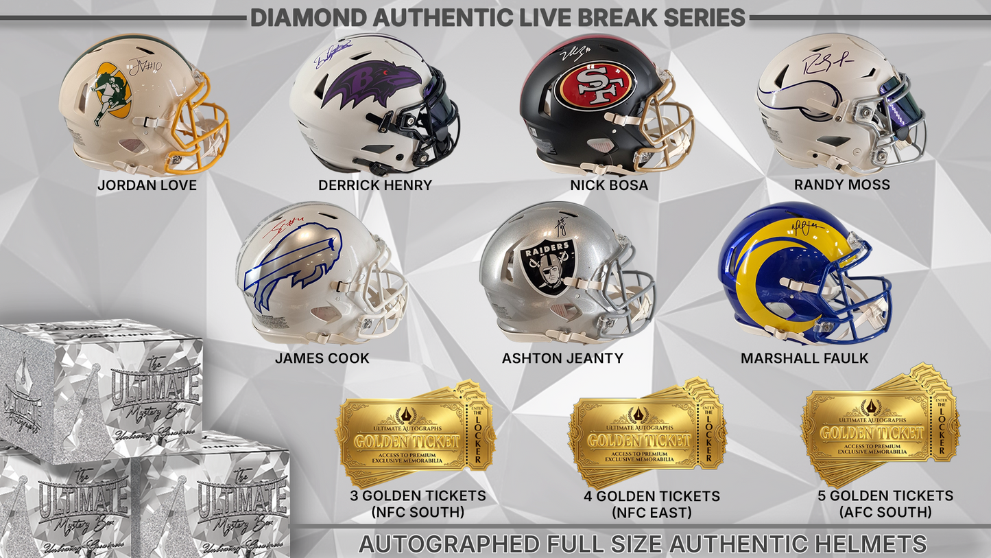 Diamond Full-Size Authentic NFL Helmet Live Break Series