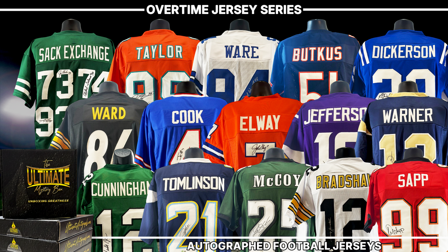 Overtime Autographed NFL Jersey Live Break Series