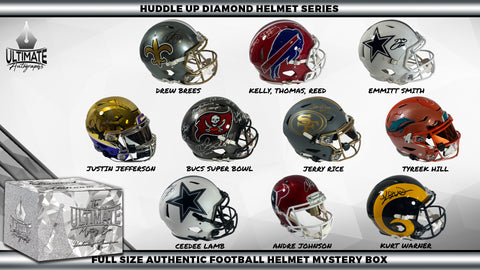 Live Break #1 - Autographed Full Size Diamond Helmet Mystery Box "Huddle Up" Series - 5/4/2024 - 12:00 PM CT