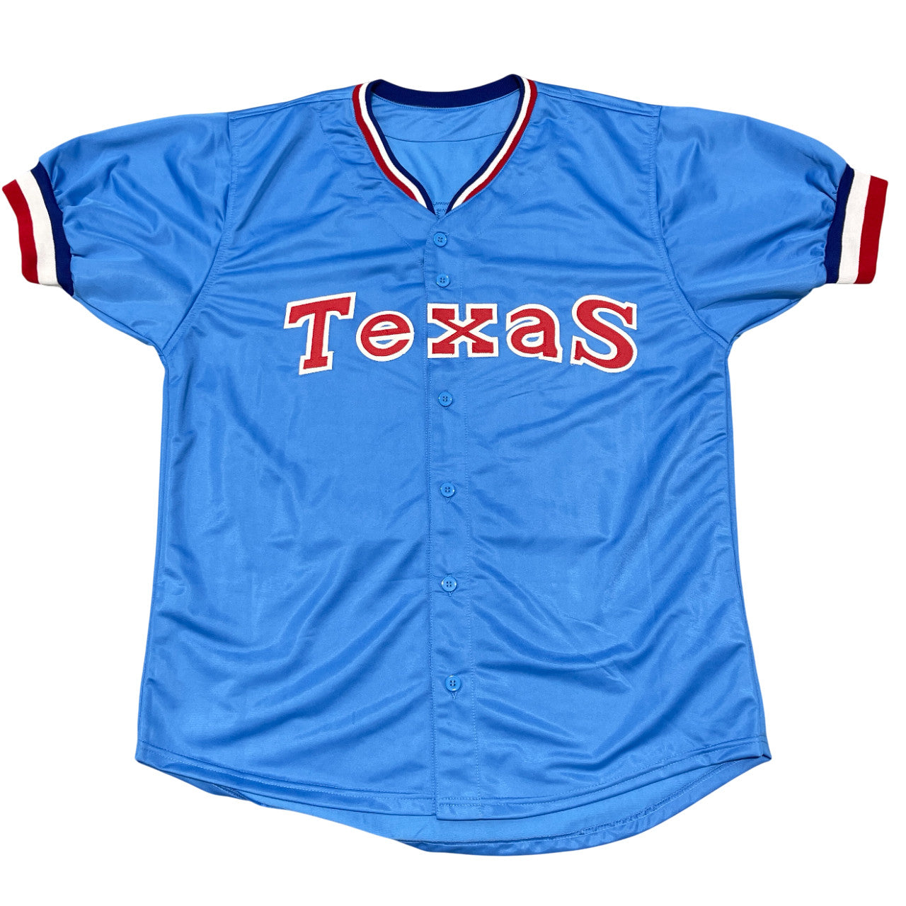 Jeff Burroughs Texas Rangers Signed Custom Jersey ('74 AL MVP) - Beckett