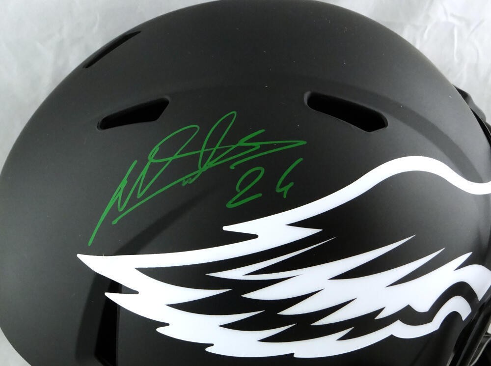 Miles Sanders Autographed Philadelphia Eagles Full Size Eclipse Speed Helmet