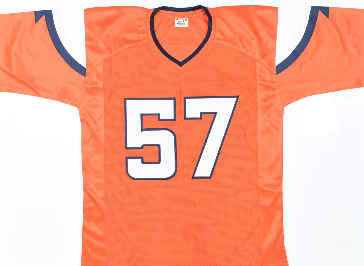 Dre Greenlaw Signed Denver Broncos Custom Orange Jersey