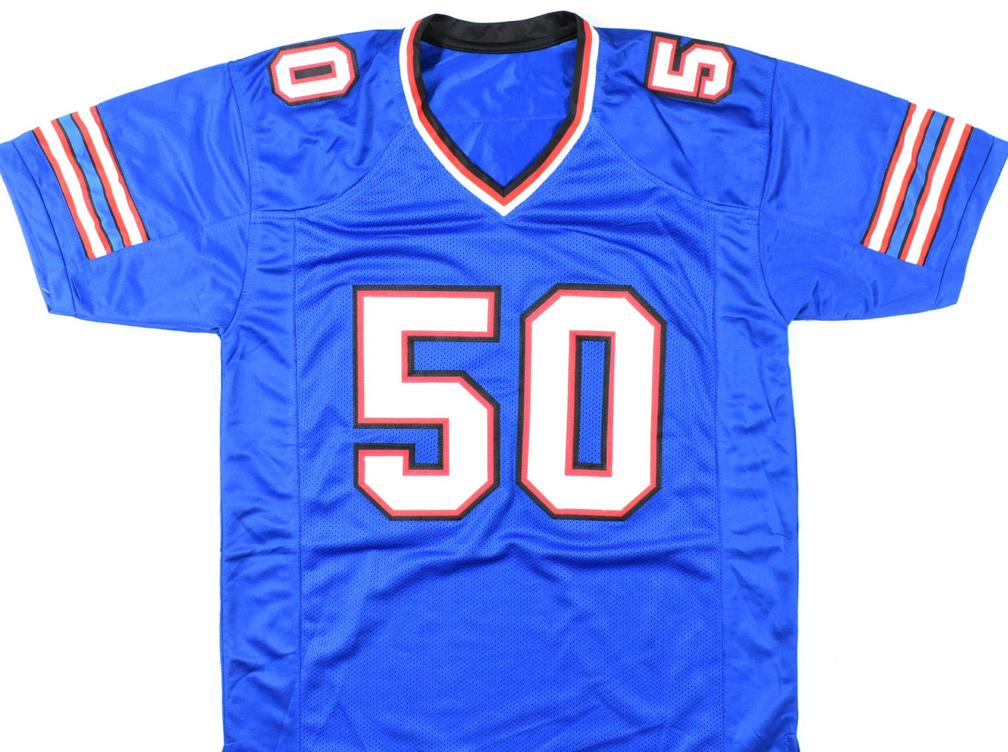 Greg Rousseau Signed Buffalo Bills Custom Blue Jersey