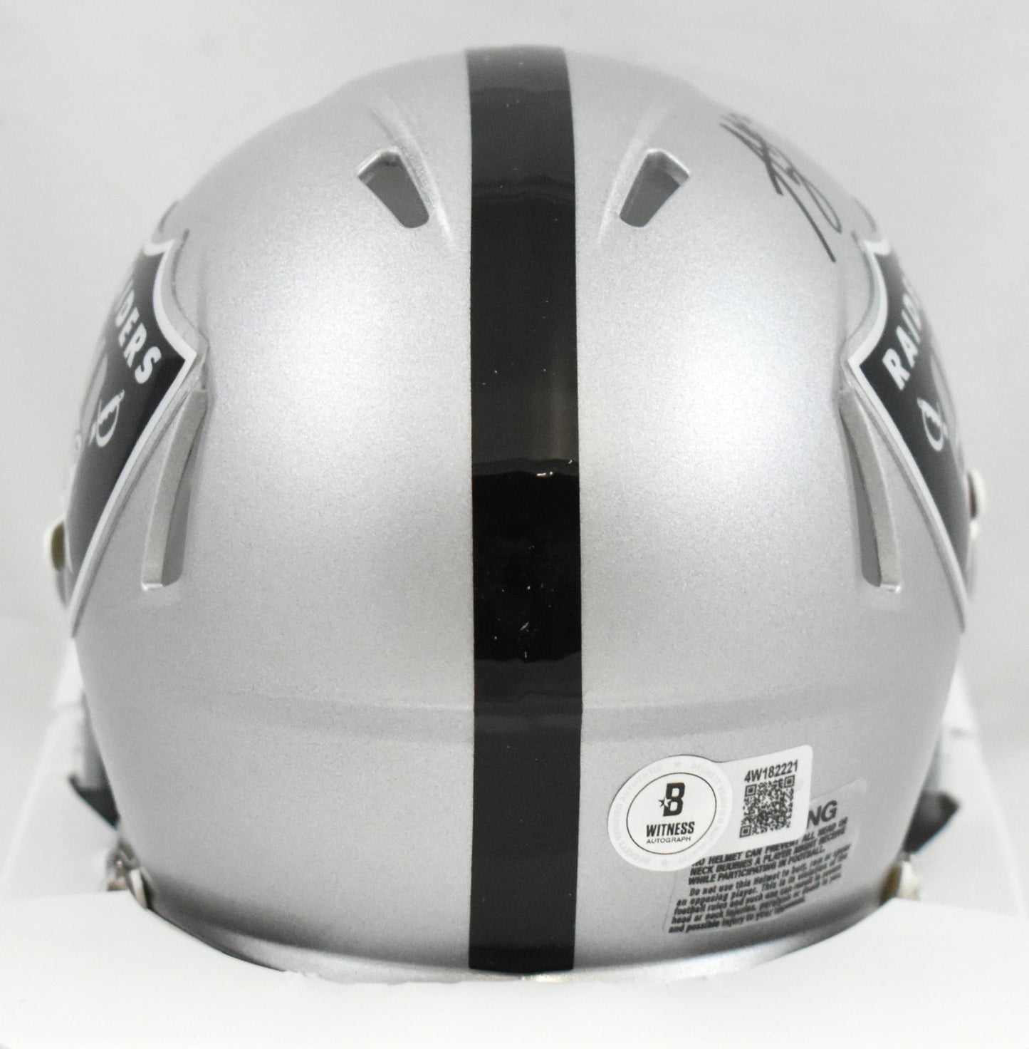 Ashton Jeanty Signed Las Vegas Raiders Speed Mini Helmet