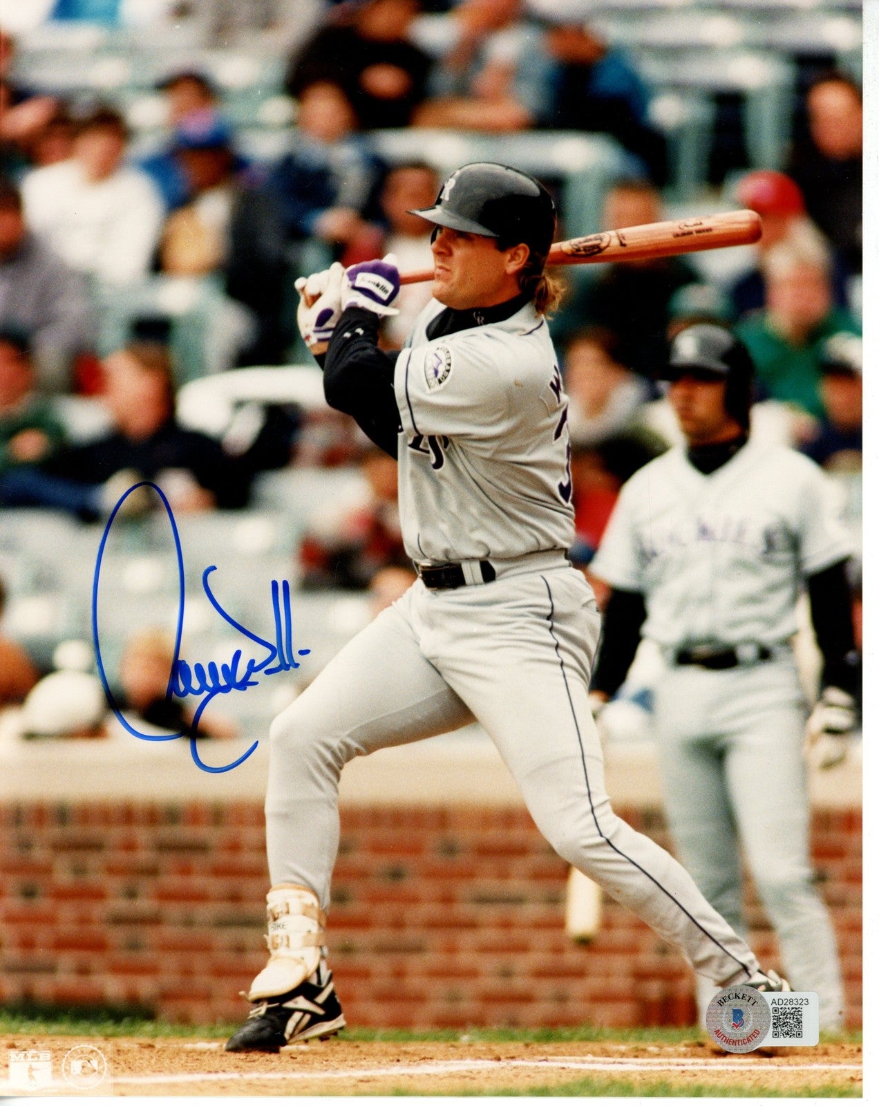 Larry Walker Signed Colorado Rockies 8x10 Photo