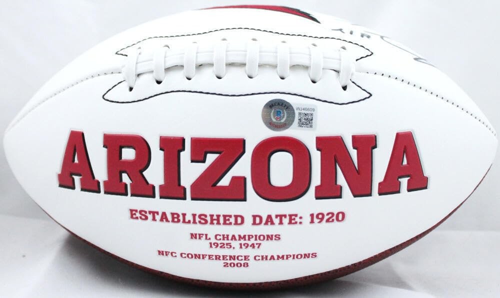 AJ Green Signed Arizona Cardinals Logo Football