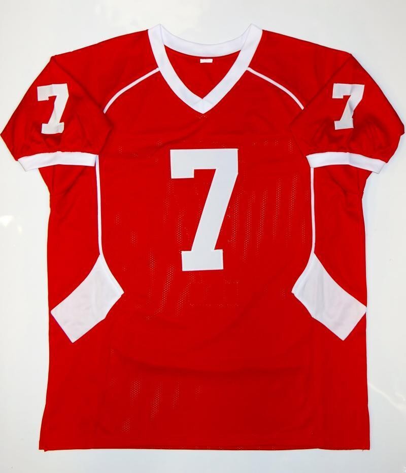 Case Keenum Signed Red Custom College Style Jersey