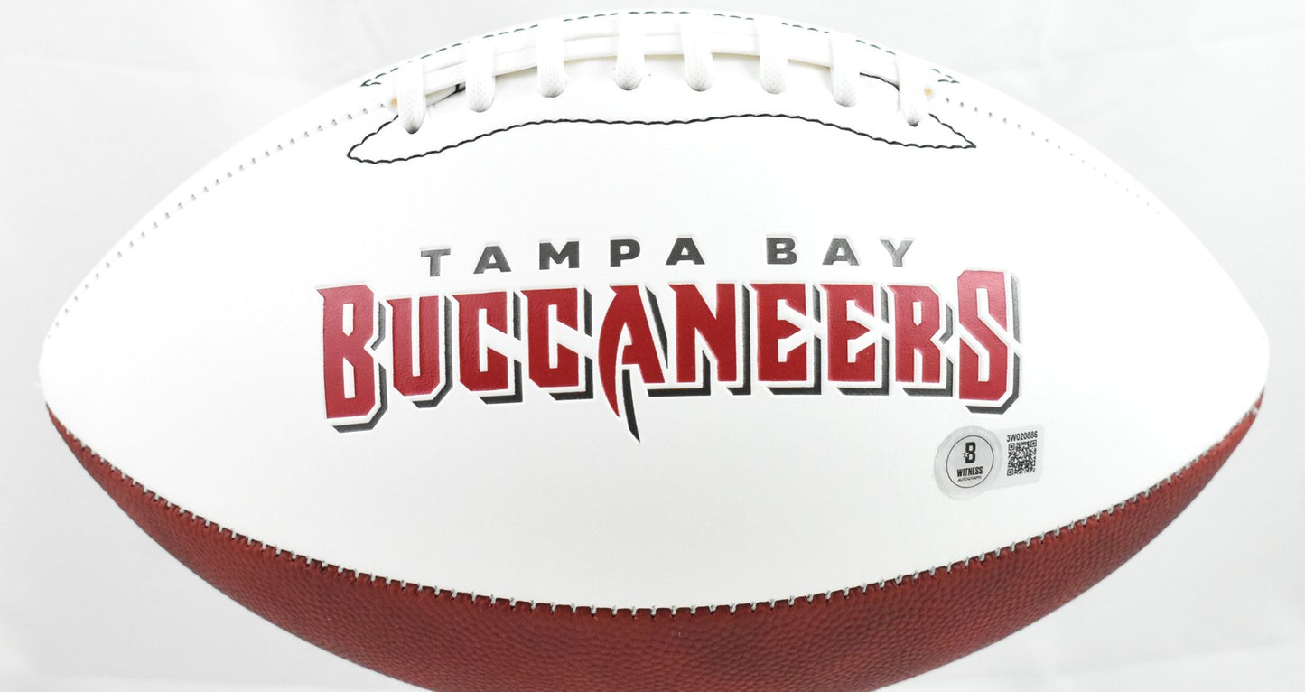 John Lynch Autographed Tampa Bay Buccaneers Logo Football