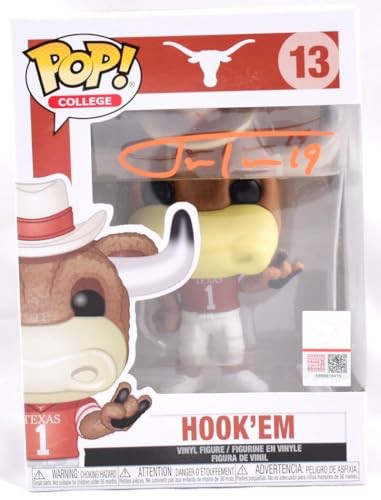 Justin Tucker Signed Texas Longhorns Funko Pop Figurine #13