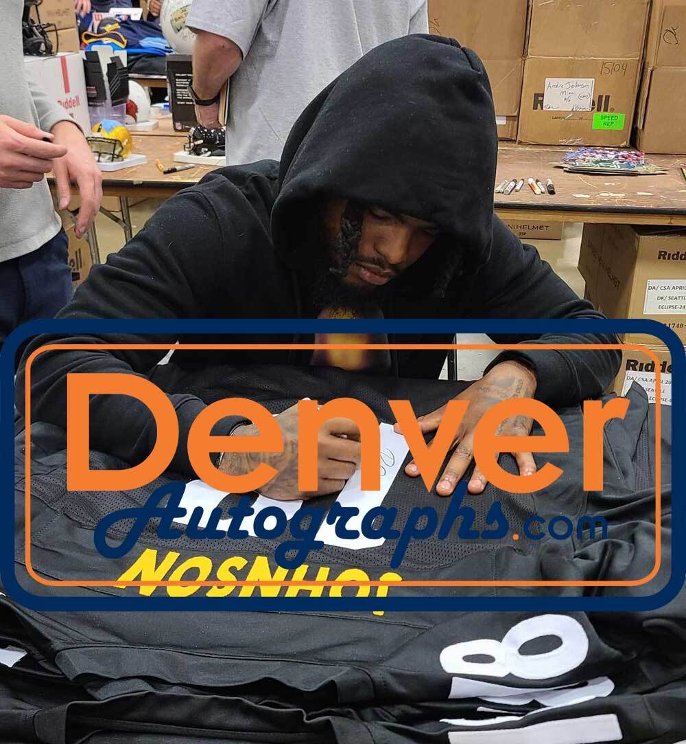 Diontae Johnson Autographed Pittsburgh Steelers Style Custom Football Jersey