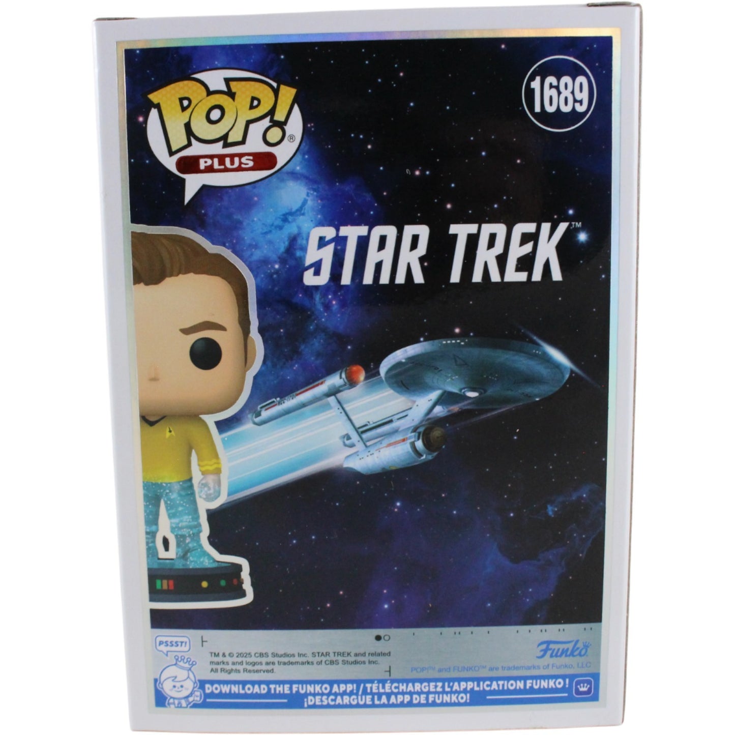 William Shatner Signed James T. Kirk Star Trek Funko Pop! #1689