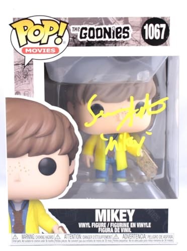 Sean Astin Signed The Goonies Mikey Funko Pop Figurine #1067