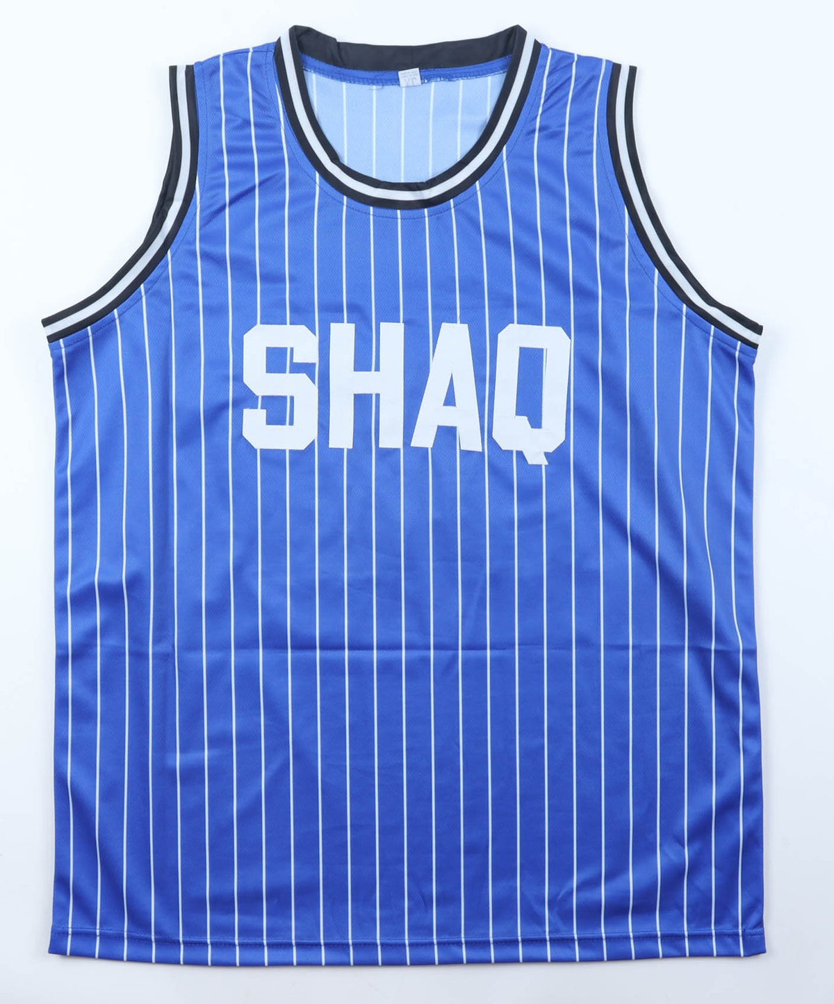 Shaquille O'Neal Autographed Orlando Magic Blue Pinstripe Jersey