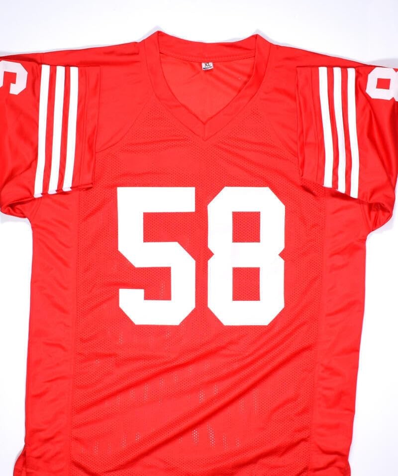 Keena Turner Autographed San Francisco Red Custom Jersey