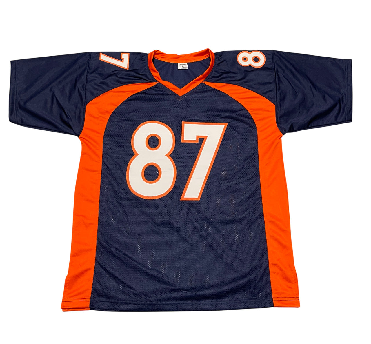 Ed McCaffrey Autographed Denver Broncos Custom Jersey (2x SB Champ)