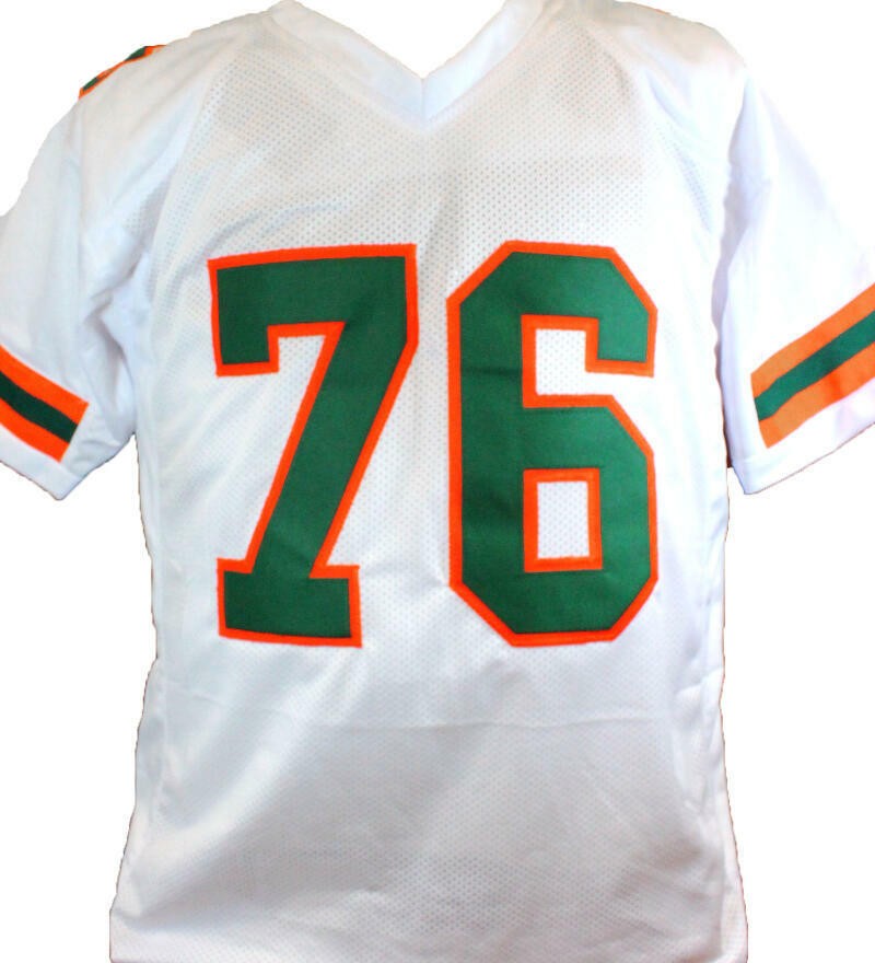 Warren Sapp Signed Miami Hurricanes Custom White Jersey - 3 Inscriptions