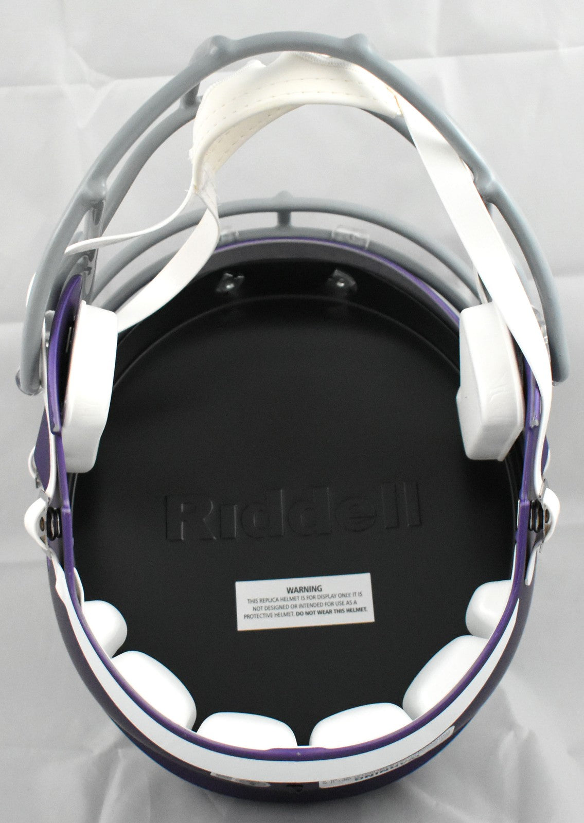 Justin Jefferson Autographed Minnesota Vikings Full Size Tribute Speed Helmet