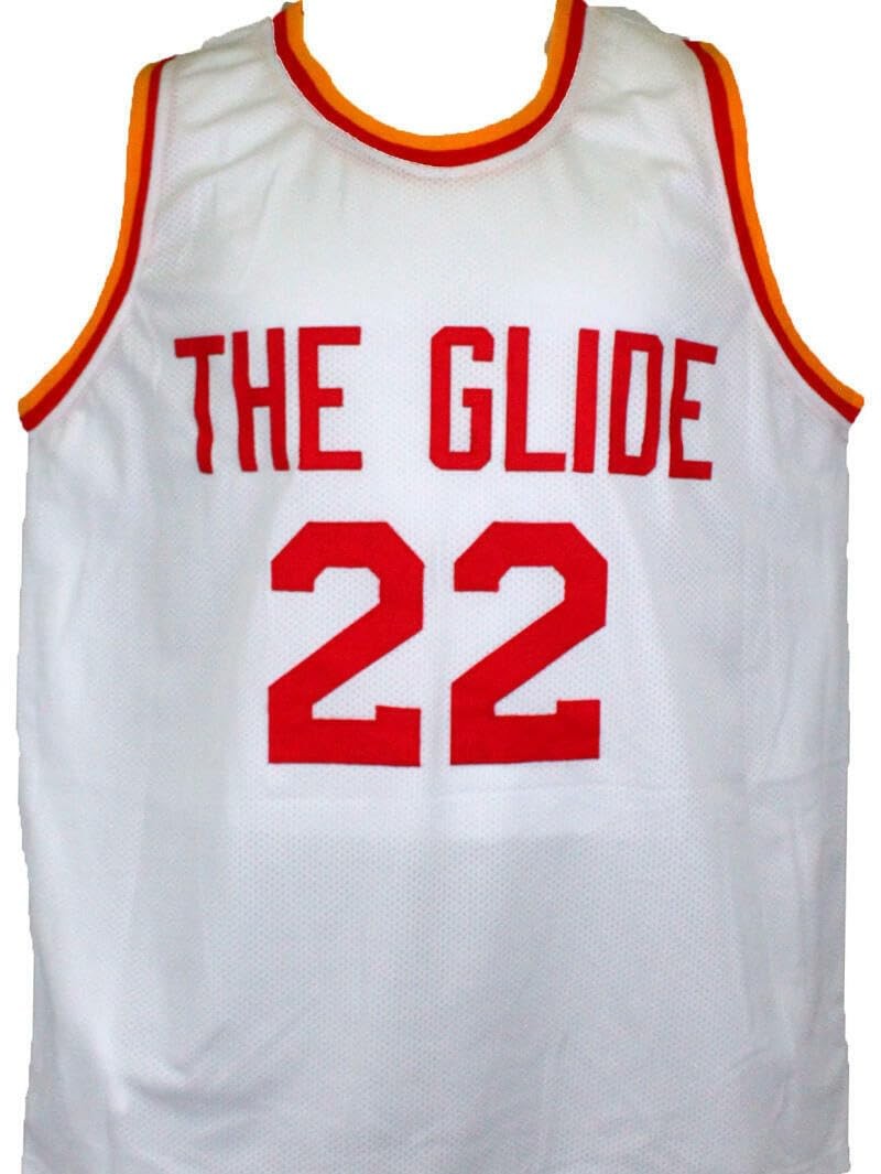 Clyde Drexler Autographed White Custom Jersey