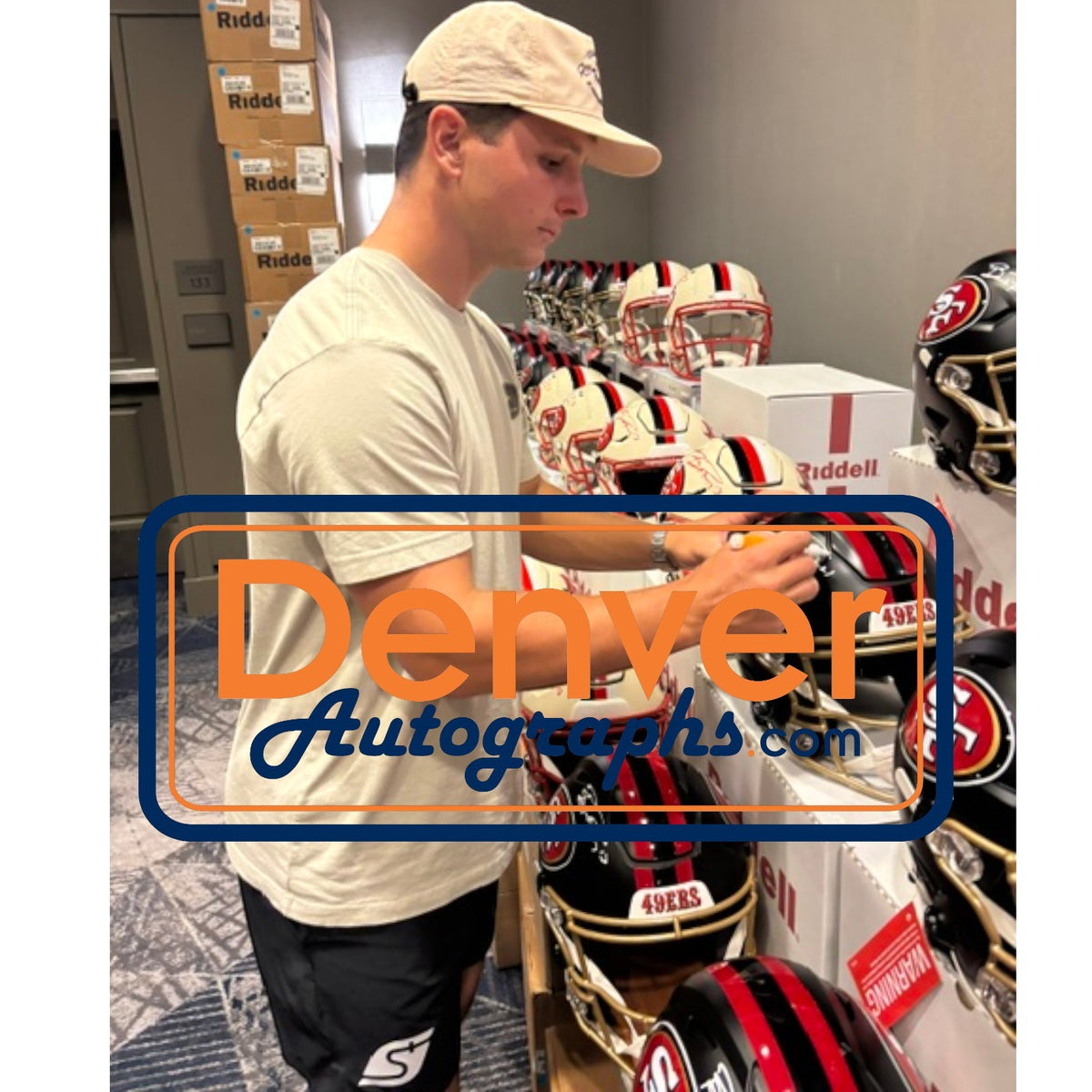 Brock Purdy Signed San Francisco 49ers Rivalries Speedflex Helmet