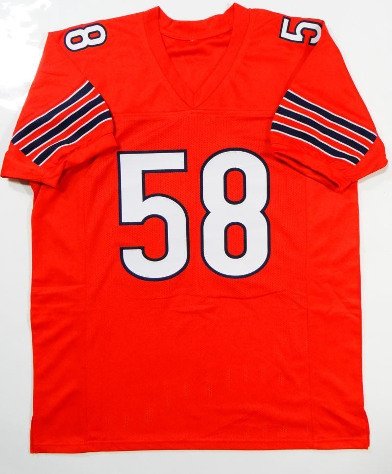 Roquan Smith Autographed Orange Custom Jersey