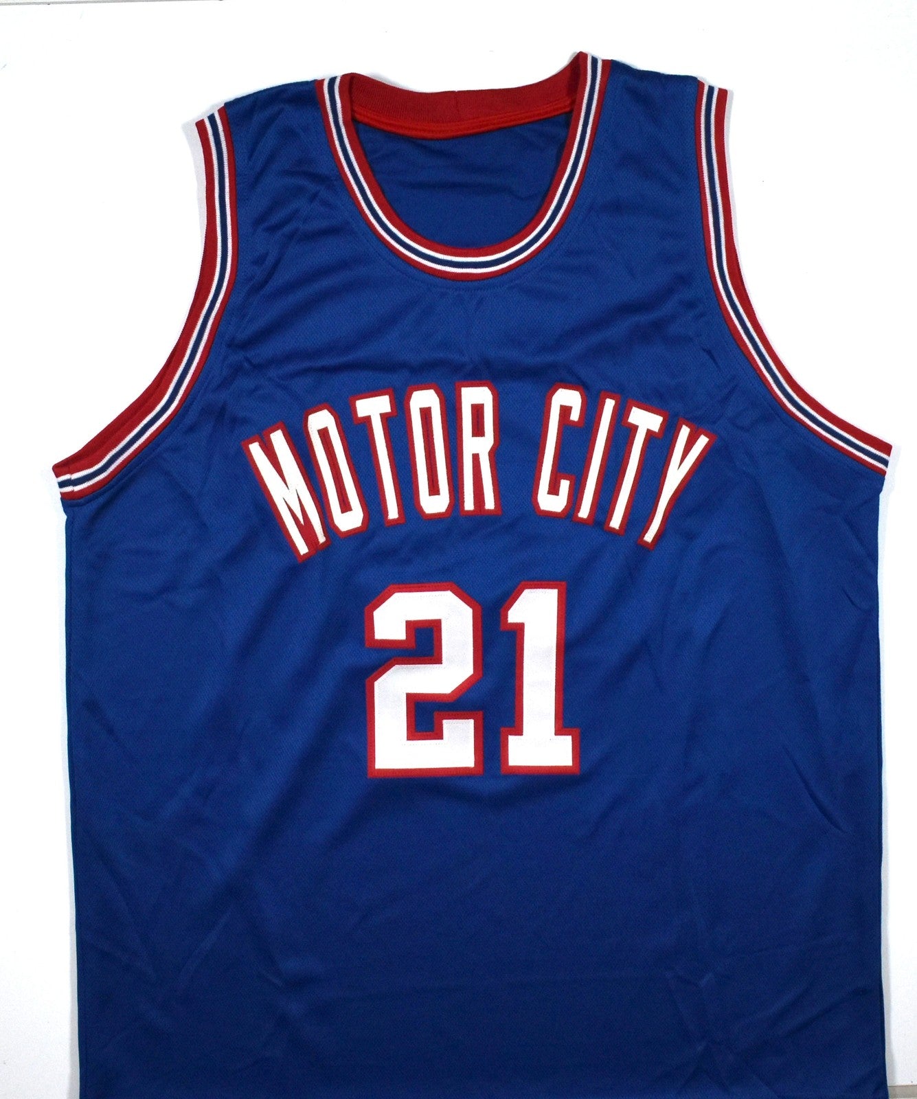 Dave Bing Autographed Blue Custom Basketball Jersey