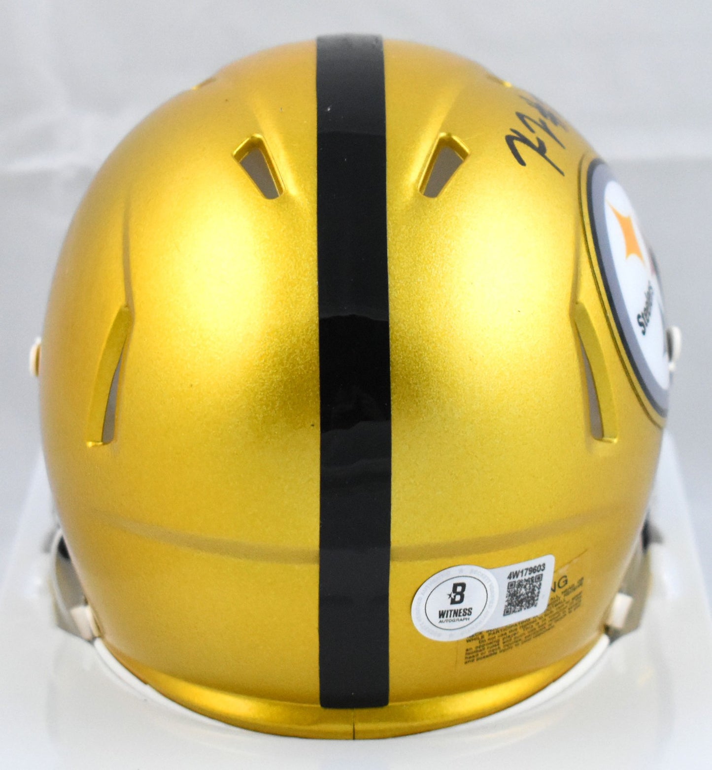 Kaleb Johnson Autographed Pittsburgh Steelers Mini Helmet