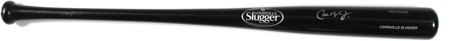 Cal Ripken Jr Autographed Louisville Slugger Black Pro Baseball Bat