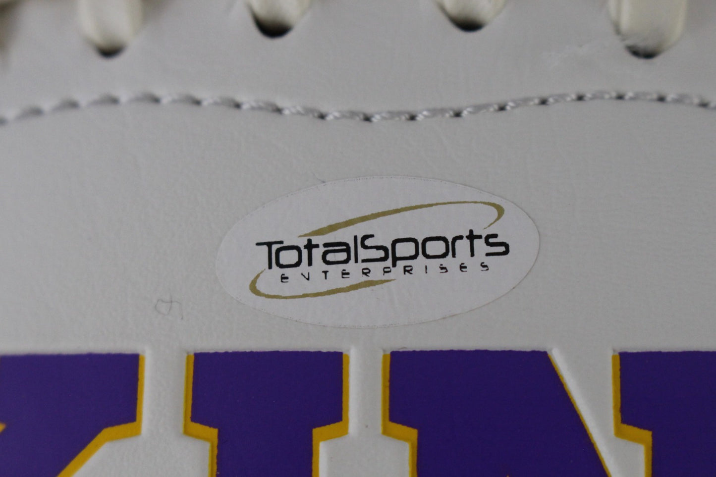 Andrew Sendejo Signed Minnesota Vikings Logo Football (SKOL Inscription)