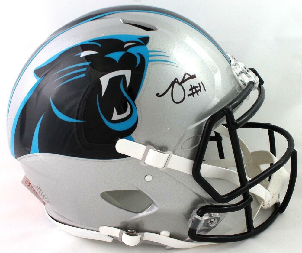 Robby Anderson Signed Carolina Panthers Full Size Speed Authentic Helmet