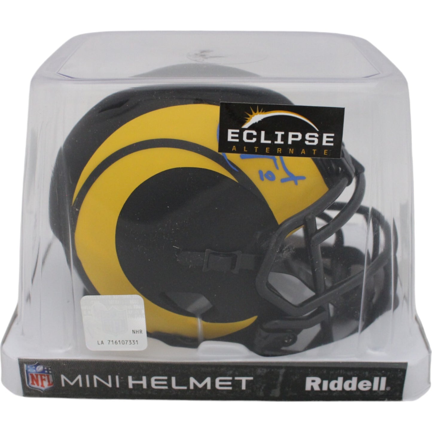 Cooper Kupp Signed Los Angeles Rams Eclipse Mini Helmet
