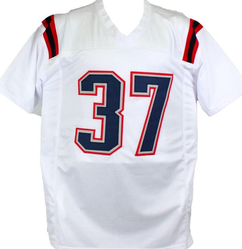 Damien Harris Signed White Custom Football Jersey