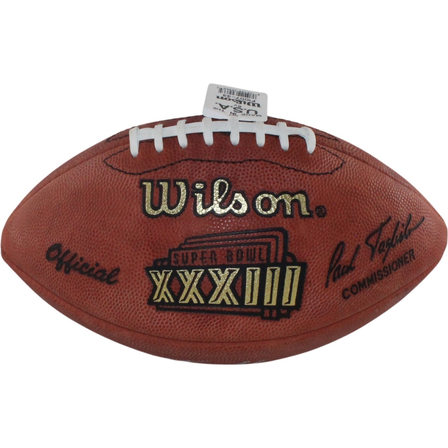 Ed McCaffrey Signed Denver Broncos SB XXXIII Wilson Football (Deflated)