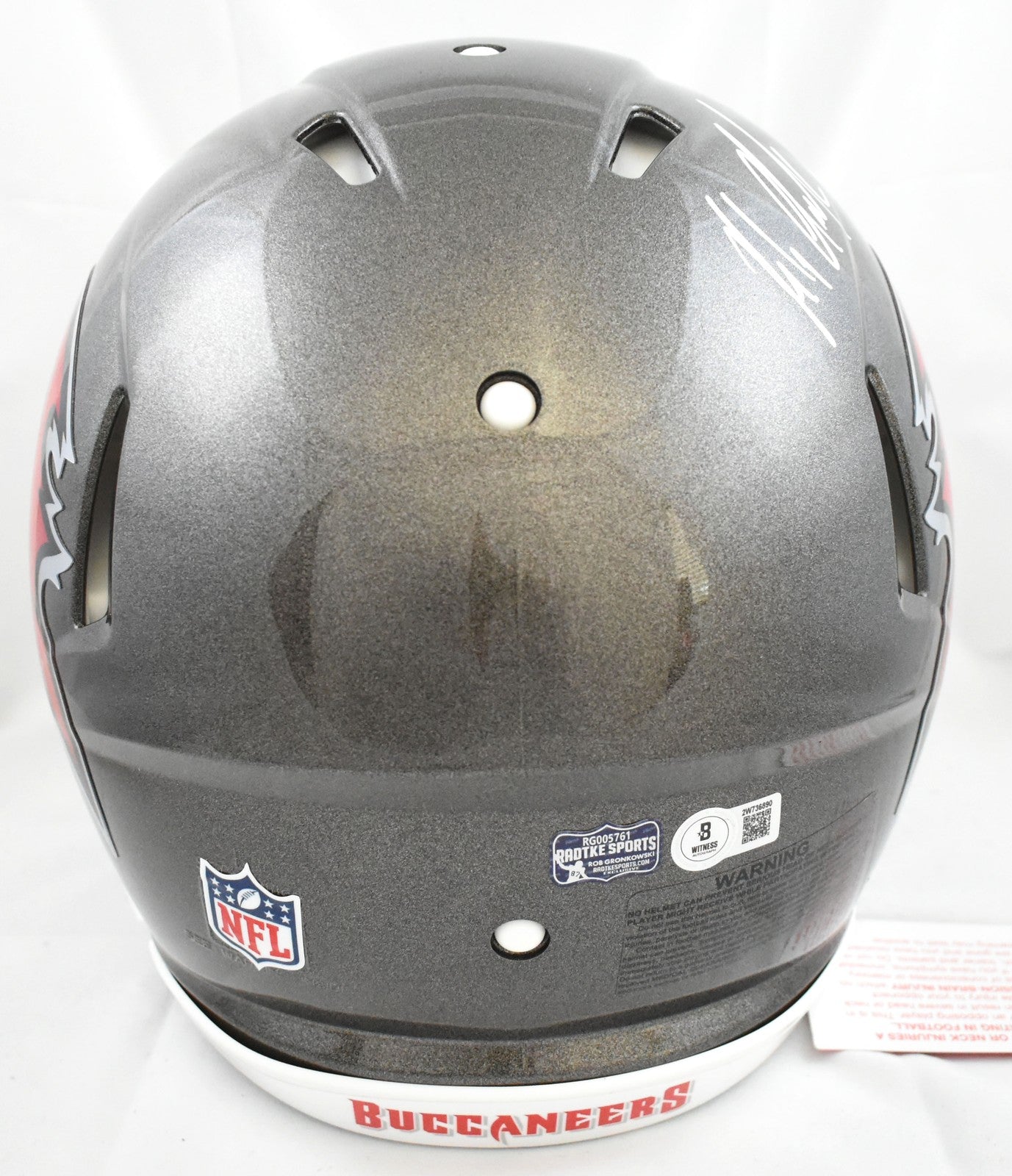 Rob Gronkowski Signed Tampa Bay Buccaneers Full Size Speed Authentic Helmet