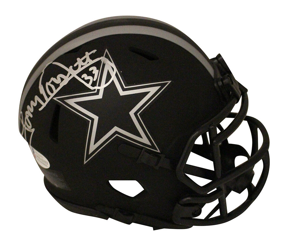 Tony Dorsett Dallas Cowboys Autographed Eclipse Mini Helmet BAS