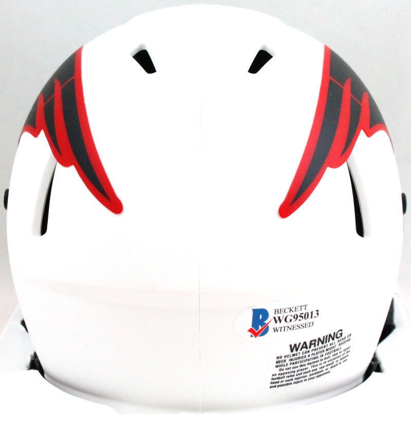 Sony Michel Autographed New England Patriots Lunar Mini Helmet