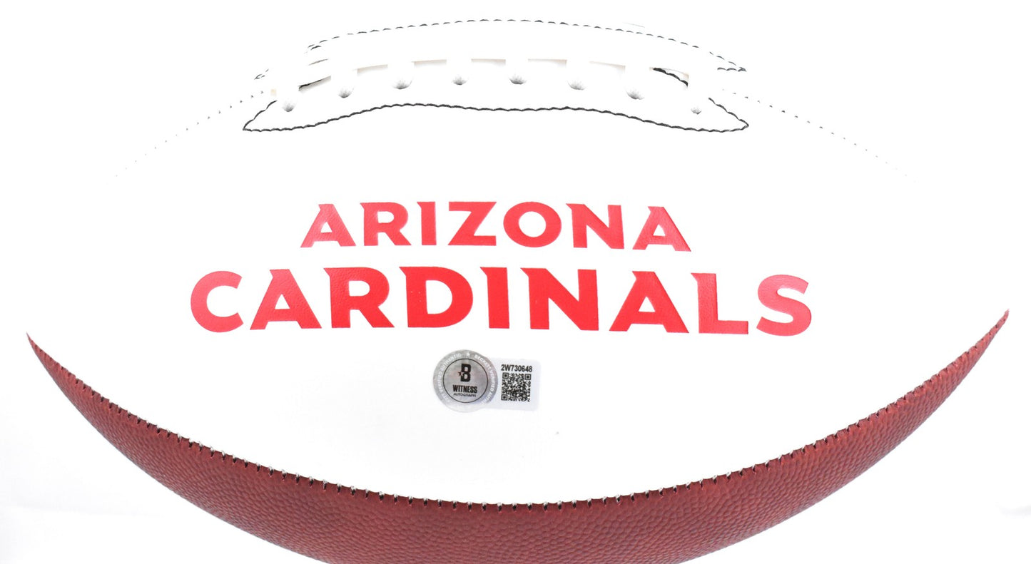 Patrick Peterson Signed Arizona Cardinals Logo Football
