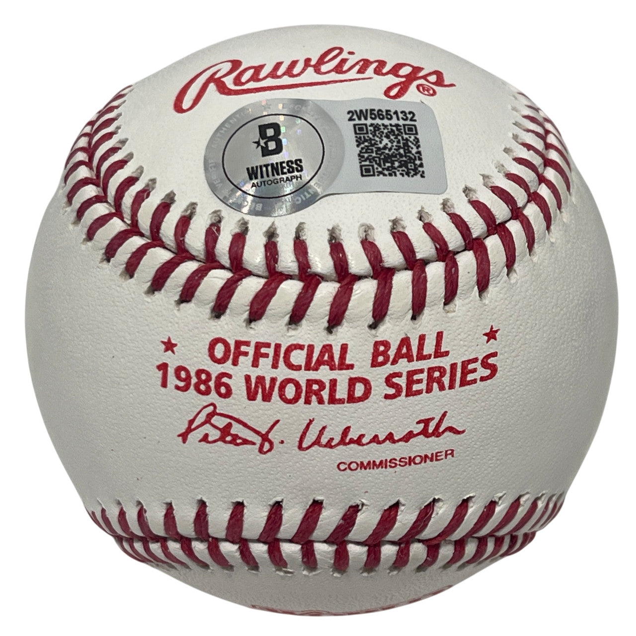 Ray Knight Signed 1986 World Series Baseball (WS MVP) Beckett BAS
