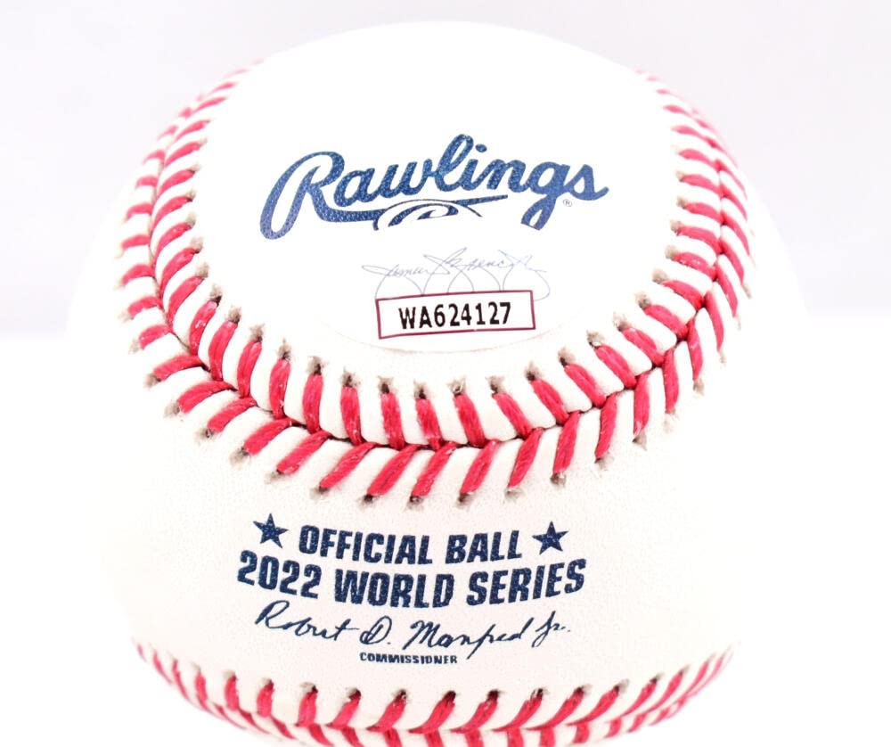 Chas McCormick Signed 2022 World Series Baseball (WS Champs)
