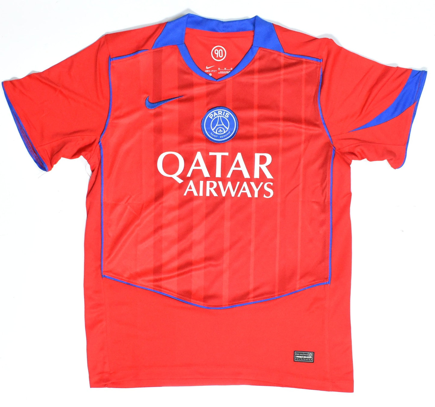 Bradley Barcola Signed Paris Saint-Germain Red Third Jersey