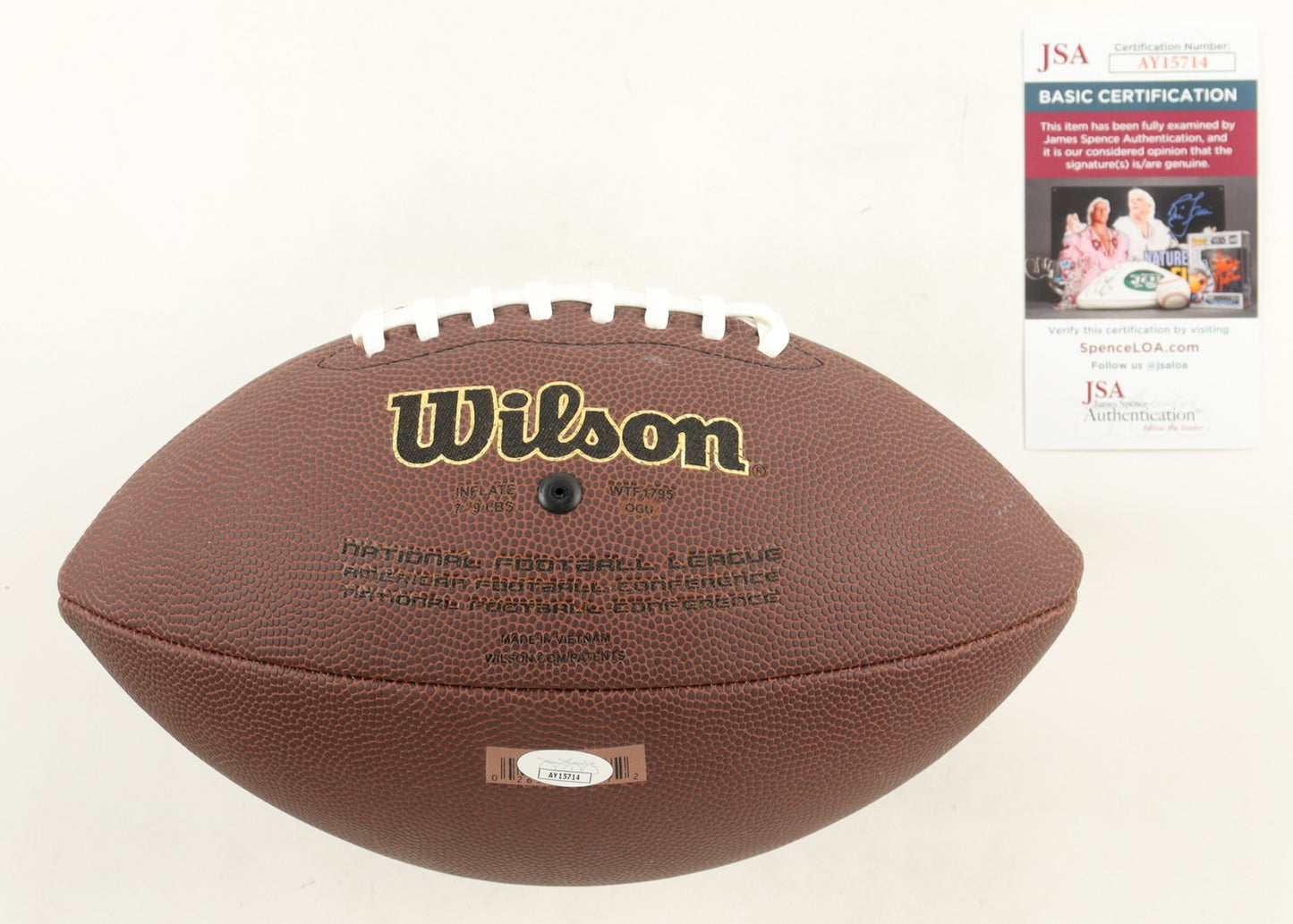 Antonio Gates Signed Los Angeles Chargers Football