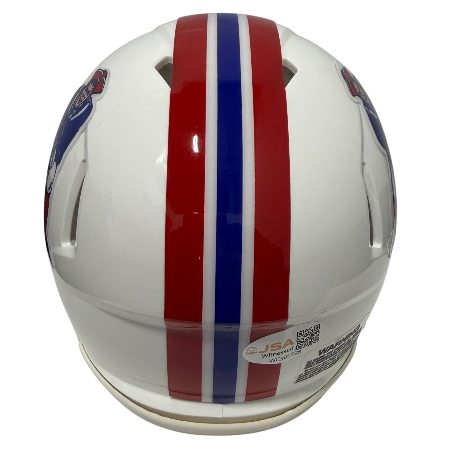 LeGarrette Blount Signed New England Patriots Throwback Mini Helmet
