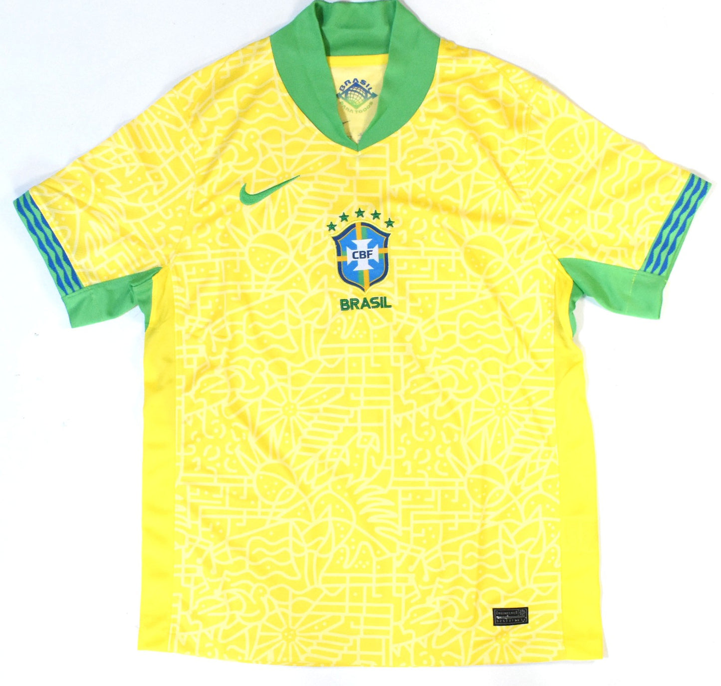 Gabriel Martinelli Signed Brazil Home Soccer Jersey
