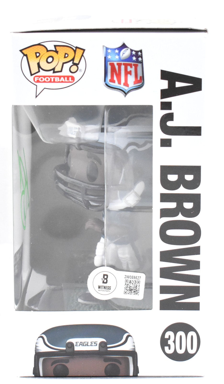AJ Brown Autographed Philadelphia Eagles Funko Pop Figurine