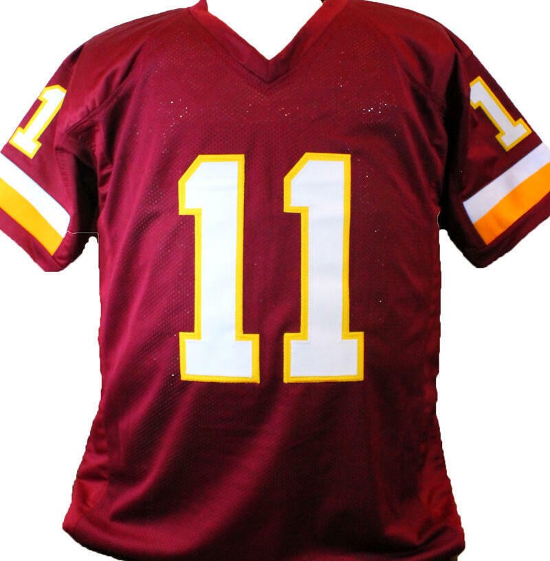 Mark Rypien Autographed Maroon Custom Jersey with SB MVP Inscription