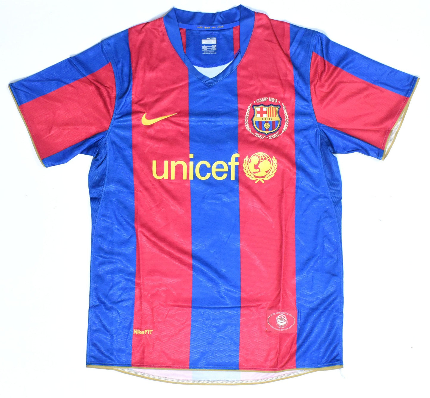 Ronaldinho Autographed Barcelona FC Home Jersey